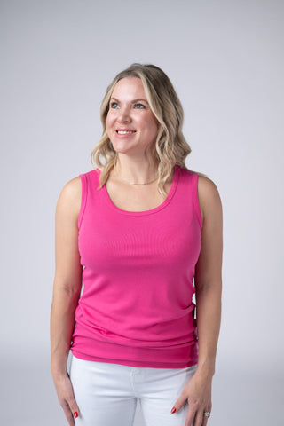 IN STOCK Ava Tank - Hot Pink FINAL SALE
