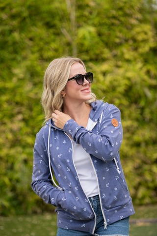 IN STOCK Fullzip Hoodie - Nautical Navy