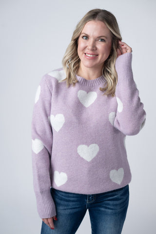 IN STOCK Endless Love Sweater - Lavender