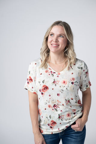 IN STOCK Sophie Top - Pink Bloom FINAL SALE