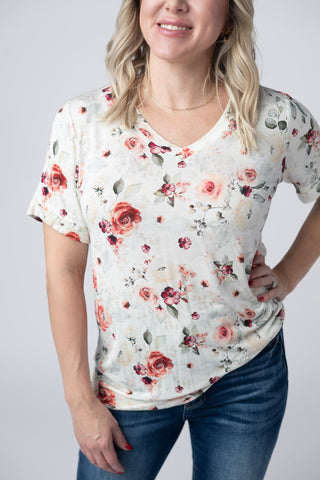 IN STOCK Sophie Top - Pink Bloom FINAL SALE