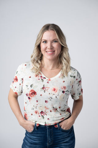 IN STOCK Sophie Top - Pink Bloom FINAL SALE