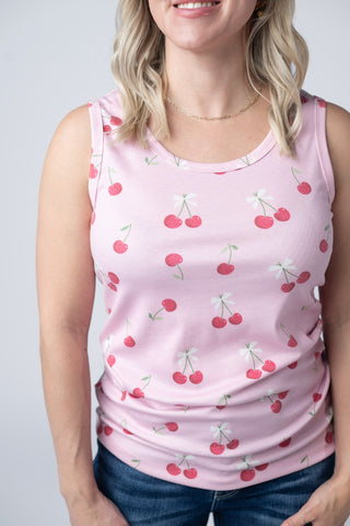 IN STOCK Ava Tank - Cherries FINAL SALE