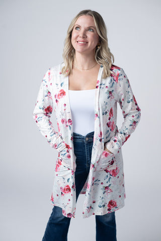 IN STOCK Classic Cardigan - Pink Bloom FINAL SALE
