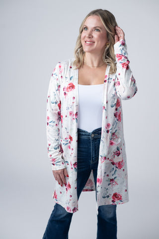 IN STOCK Classic Cardigan - Pink Bloom FINAL SALE