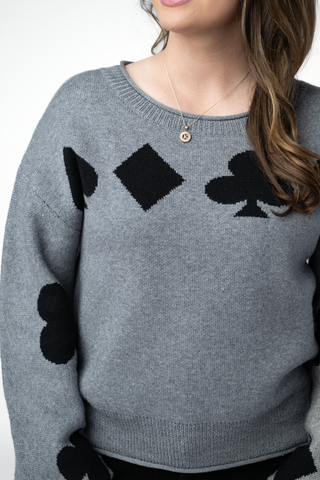 PREBOOK Alice Sweater - Charcoal