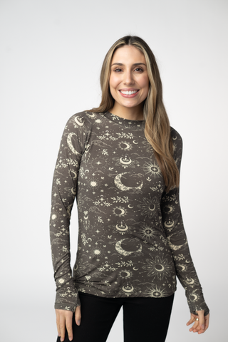 IN STOCK Blair Long Sleeve Top - Celestial Nights