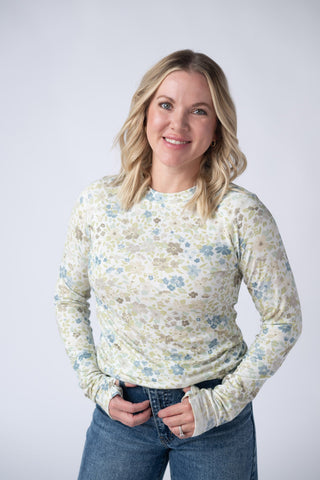 IN STOCK Blair Long Sleeve Top - Spring Meadows FINAL SALE
