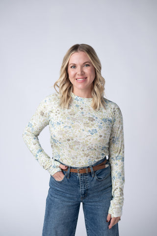 IN STOCK Blair Long Sleeve Top - Spring Meadows FINAL SALE