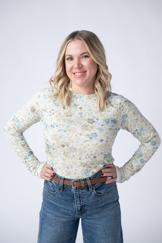 IN STOCK Blair Long Sleeve Top - Spring Meadows FINAL SALE
