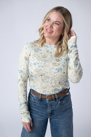 IN STOCK Blair Long Sleeve Top - Spring Meadows FINAL SALE