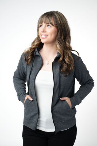 PREBOOK Fullzip Hoodie - Charcoal