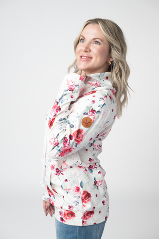 IN STOCK Soft Funnel Neck - Pink  Bloom FINAL SALE