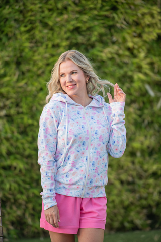 IN STOCK Fullzip Hoodie - Petal Gardens