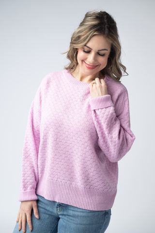 IN STOCK Gianna Pullover Sweater - Pink FINAL SALE