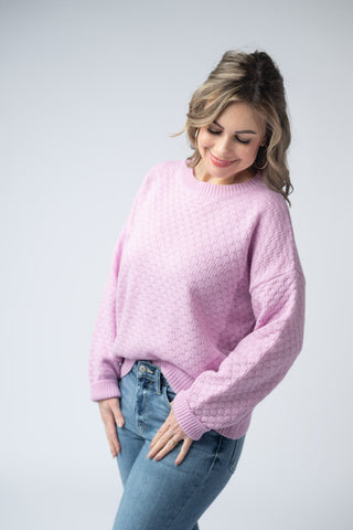 IN STOCK Gianna Pullover Sweater - Pink FINAL SALE