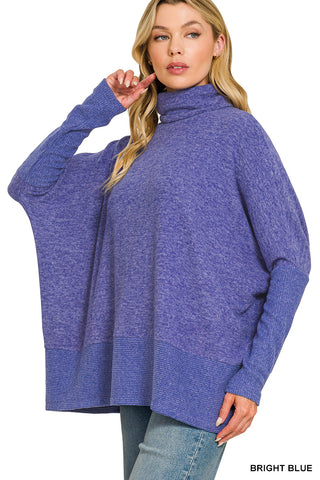 Snuggle Season Brushed Hacci Turtleneck