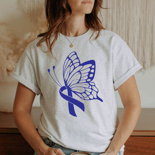 Butterfly of Hope Fundraiser Tee in Ash