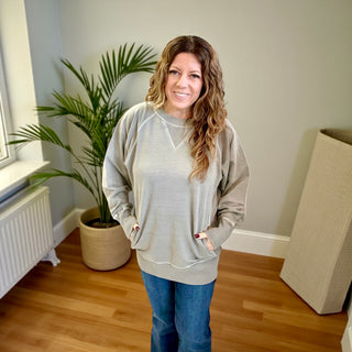 Dyed French Terry Pullover