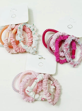 Pink Spring Hair Ties