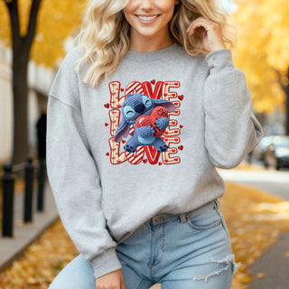 Blue Monster Love Sweatshirt