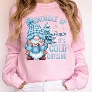 Snuggle Up Gnomies Crew Sweatshirt
