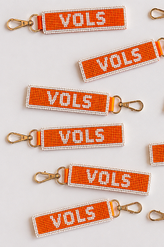 ETA 8/24-9/7 VOLS Beaded Keychain