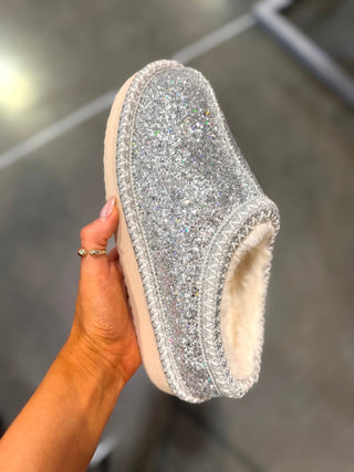 Afterglow Glitter Slip Ons