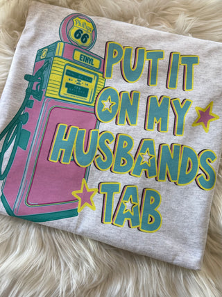 Put It On My Husbands Tab Tshirt