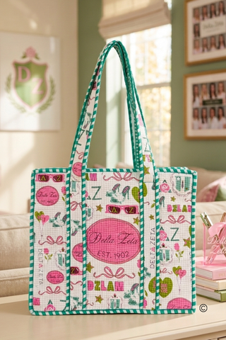 Delta Zeta Sorority Tote Bag