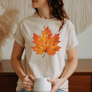 Orange Leaf Tshirt