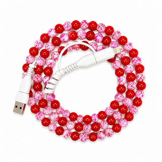4 in 1 - 6 Foot Beaded Chargers