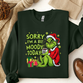 Sorry I’m A Bit Moody Crew Sweatshirt