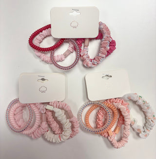 Pink Spring Hair Ties