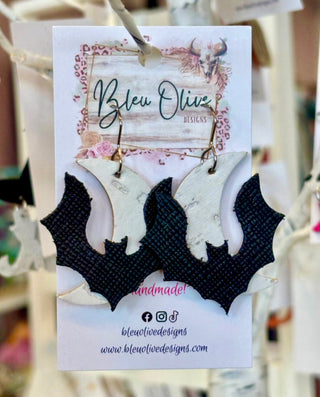 Halloween Bat Earrings