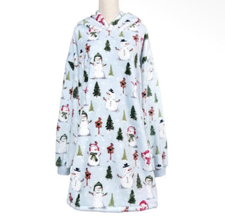 Winter Wonderland Oversized Blanket Pullover