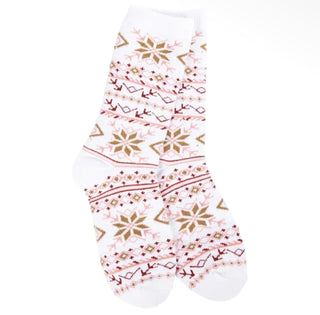 Fair Isle White Mini Crew