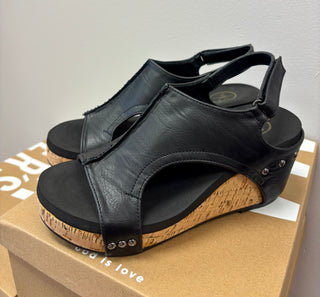 Hannah Peep Toe Wedge