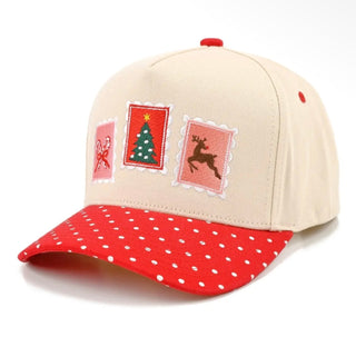 Claudia's Christmas Stamp Trucker Hat