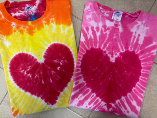 Tie Dye Heart Tee! * 10 day TAT