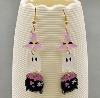 Ghost Potion Dangle Earrings