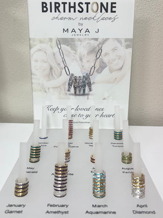 Birthstone Charms - Gold