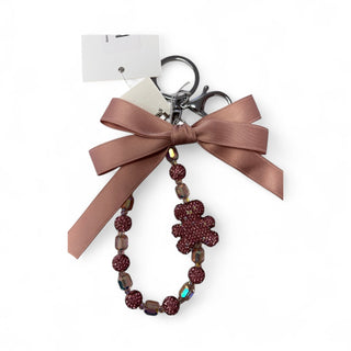 Ribbon Bow Lace Pearl Bead Multi Charm Bag Charm