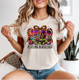 Resting Beach Face Tshirt
