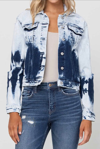 Second Wind Cropped Denim Jacket