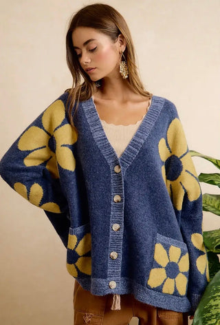Bluebird Bouquet Cardigan