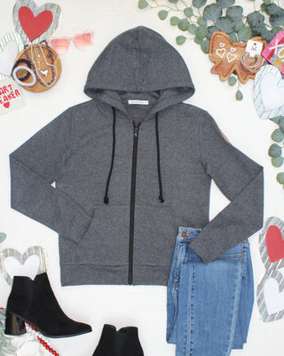 PREBOOK Fullzip Hoodie - Charcoal
