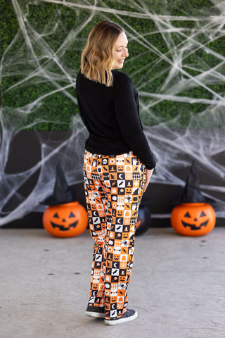 IN STOCK Lounge Pants - Trick-Or-Treat Checkered