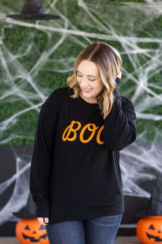 IN STOCK Corrine Embroidered Pullover Top - BOO FINAL SALE