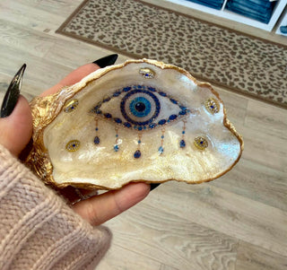 Large Oyster Shell Trinket Dish